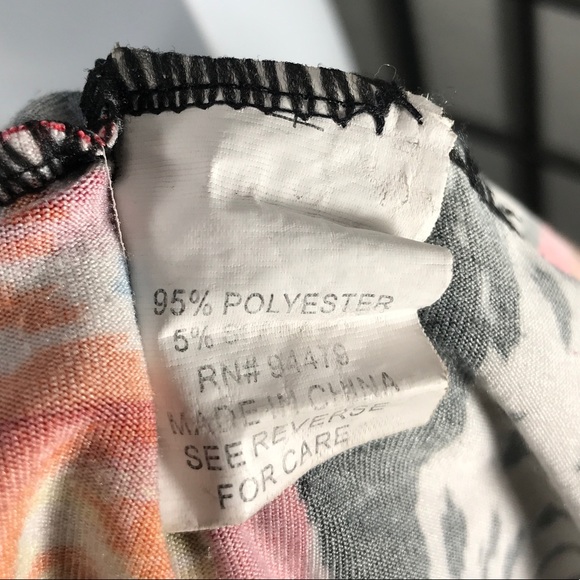 MAGIC Sz M Halter Tube Ribbed Printed Aztec Dress - Picture 9 of 10